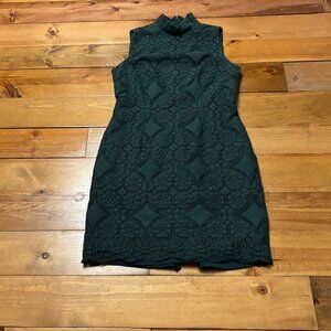 Antonio Melani Green Lace Dress Size 10